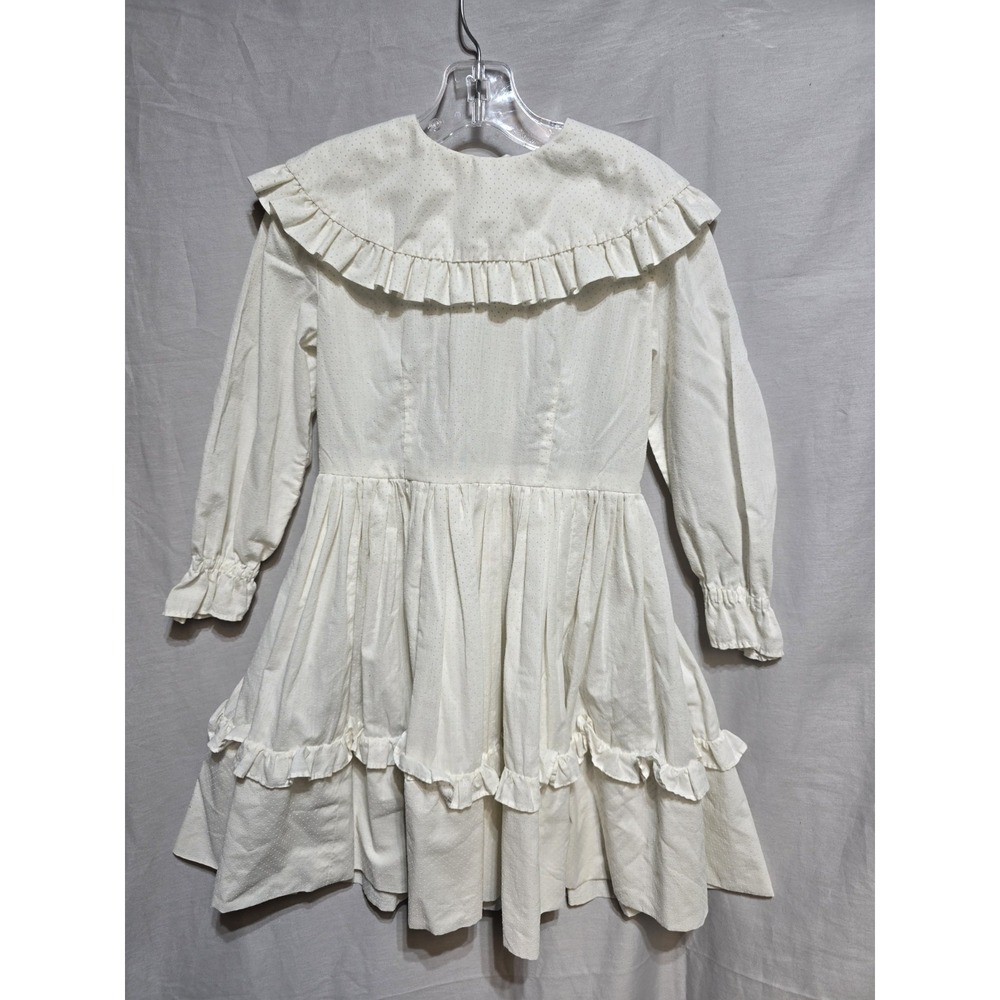 Vintage Girls Dress 5 Handmade Ruffles